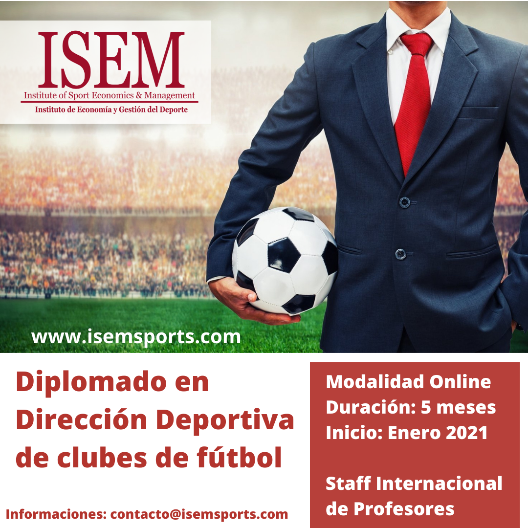 Inicio Diplomado Internacional En Direccion Deportiva Isem Institute Of Sports Economics And Management